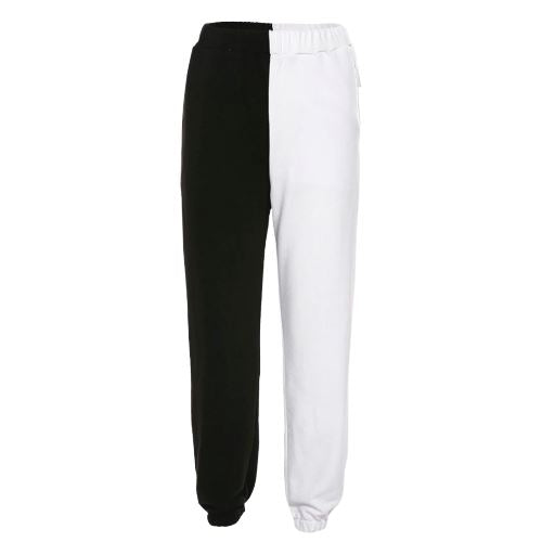 LEAH Pants Jet Noire Small White & Black