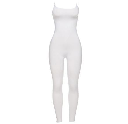 ZOE Jumpsuit Jet Noire Small White